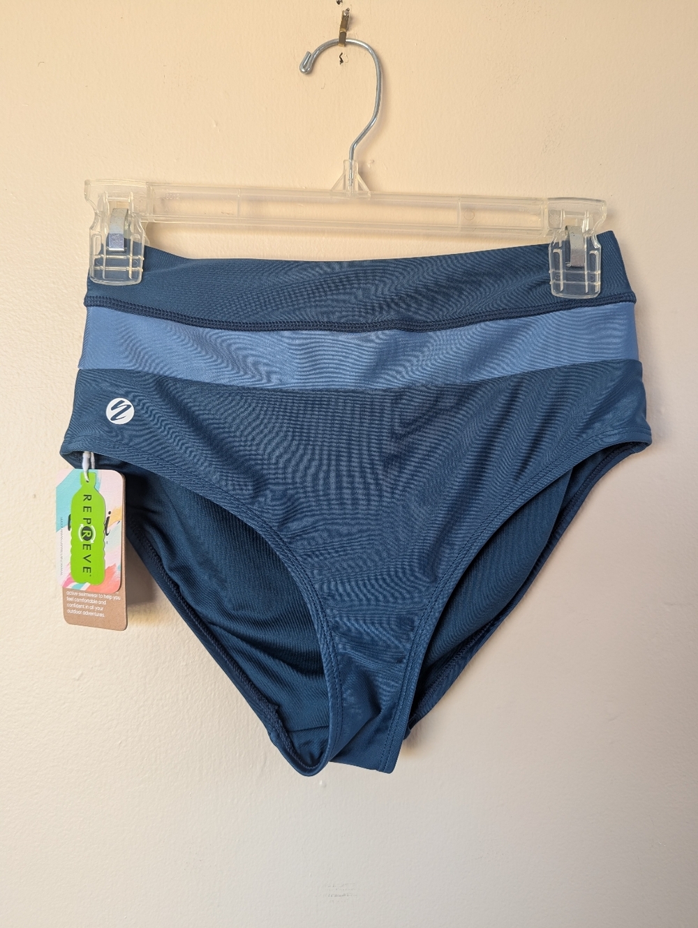 NWT! Nani Swimwear Coastal Colorblock Bottom, Blue (SIZE XS)